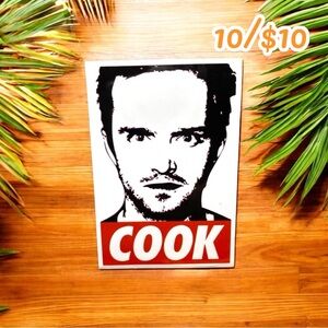 10 / $10 Cook Breaking Bad Inspired Sticker - Jesse Pinkman